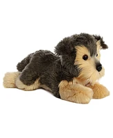 Aurora Medium Yorky Flopsie Adorable Plush Toy Gray 12"