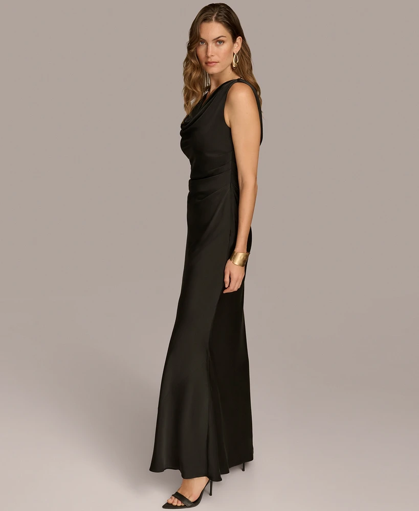 Donna Karan New York Women's Cowlneck Gown