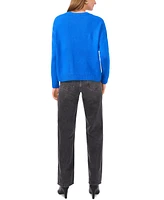 Vince Camuto Women's Ribbed Crewneck Long-Sleeve Sweater