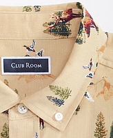 Club Room Men's Wild Forest Print Corduroy Long-Sleeve Button-Down Shirt, Created for Macy's