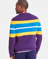 Club Room Men's Block Stripe Sweater, Created for Macy's