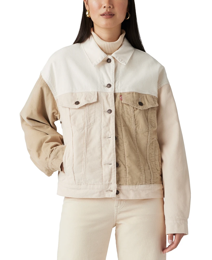 Levi's Women's Corduroy Quilt 90s Trucker Jacket