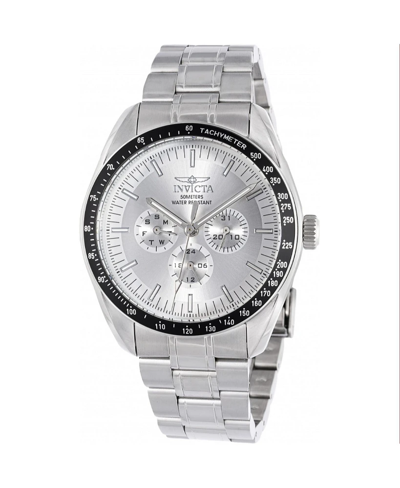 Invicta Men's 45966 Specialty Quartz Chronograph Silver Dial Watch