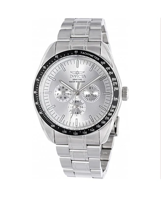 Invicta Men's 45966 Specialty Quartz Chronograph Silver Dial Watch