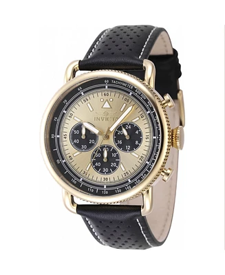 Invicta Men's 47365 Speedway Quartz Chronograph Gold Dial Watch