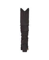 Marc Fisher Women's Fadora High Shaft Block Heel Knee Dress Boots