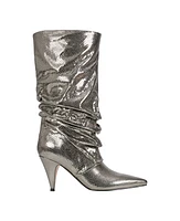 Marc Fisher Women's Kailee Pointy Toe Ruched Dress Boots