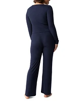 Gap GapBody Women's Ribbed High-Rise Pajama Pants
