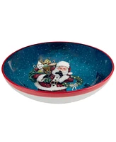 Certified International Santa's Secret Serving Bowl