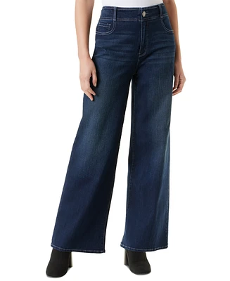 Gloria Vanderbilt Petite Shape Effect Wide-Leg Tummy-Control Jeans