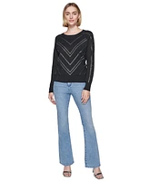 Karl Lagerfeld Paris Women's Embellished Sweater