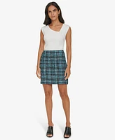 Calvin Klein Women's Tweed Pencil Skirt