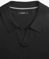 Alfani Men's Long-Sleeve Johnny Collar Merino Sweater, Created for Macy's