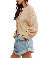 Free People Women's Lila Slouchy Cropped Cardigan