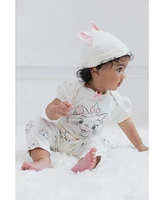 Disney Baby Girls Mickey Mouse Minnie Mouse Lion King Winnie the Pooh Baby Bodysuit Pants and Hat 3 Piece Outfit Set Newborn to