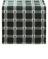 Elrene Sherwood Tree Dobby Cotton Table Runner