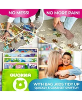 Quokka 4SET 24 Pcs Wooden Puzzles for Kids Ages 4-6 - Mermaids Princess