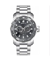 Invicta Men's 45723 Pro Diver Quartz Chronograph Charcoal Dial Watch