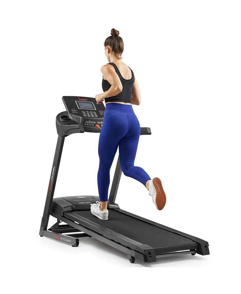 Sunny Health & Fitness Energy Flex Motorized Auto Incline Smart Treadmill - Sf-T7724SMART