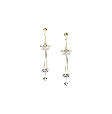 Sohi Women's Flower Drop Earrings