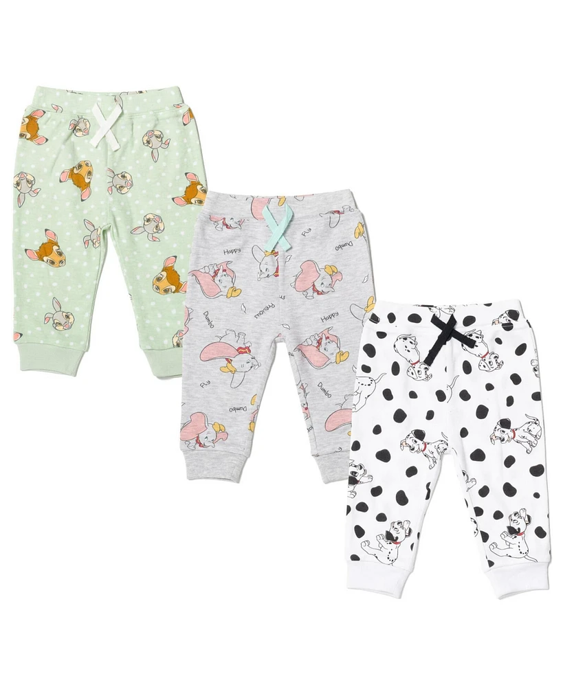 Disney Baby Boys Baby Classics Winnie the Pooh Tigger Eeyore Piglet Dumbo Patch Thumper Bambi 3 Pack Pants Newborn to