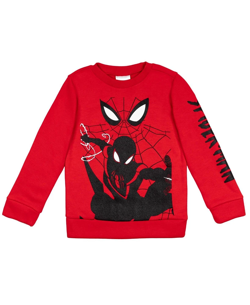 Marvel Big Boys Spider-Man Miles Morales Sweatshirt to