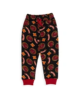 Harry Potter Toddler Boys Gryffindor Slytherin Hufflepuff Ravenclaw Fleece 2 Pack Jogger Pants to