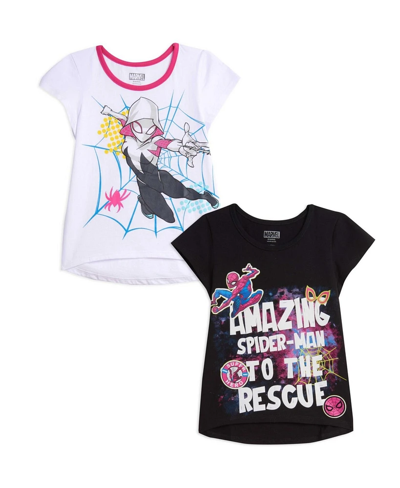 Marvel Girls Spider-Man 2 Pack T-Shirts