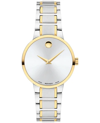 Movado Women's Portfolio Swiss Quartz Stainless Steel Yellow Pvd Watch 28MM