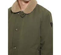 Guess Men's Sherpa Lined Coach Jacket