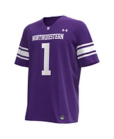 Under Armour Men's 1 Purple Northwestern Wildcats Replica Football Jersey