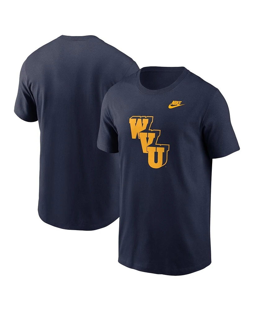 Nike Men's Navy West Virginia Mountaineers Legacy Alternate Logo T-Shirt