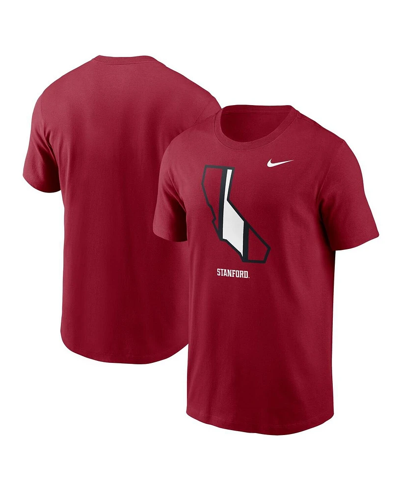 Nike Men's Cardinal Stanford Campus State Shape T-Shirt