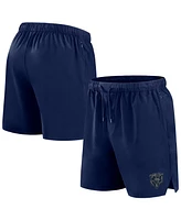 Fanatics Men's Navy Chicago Bears Front Office Woven Shorts