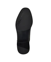 Calvin Klein Women's Jasen Block Heel Almond Toe Dress Booties