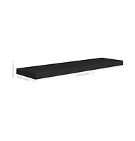 vidaXL Floating Wall Shelves pcs 35."x9.3"x1.5" Mdf