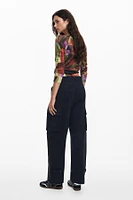 Desigual Women's M. Christian Lacroix printed cargo pants