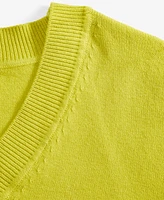 On 34th Women's V-Neck Dropped-Shoulder Sweater, Created for Macy's