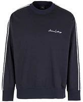 A|X Armani Exchange Men's Striped Sleeve & Logo Sweatshirt