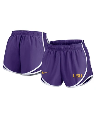 Nike Women's Purple Lsu Tigers Primetime Tempo Performance Shorts