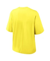 Nike Women's Yellow Oregon Ducks Boxy Legacy Established T-Shirt