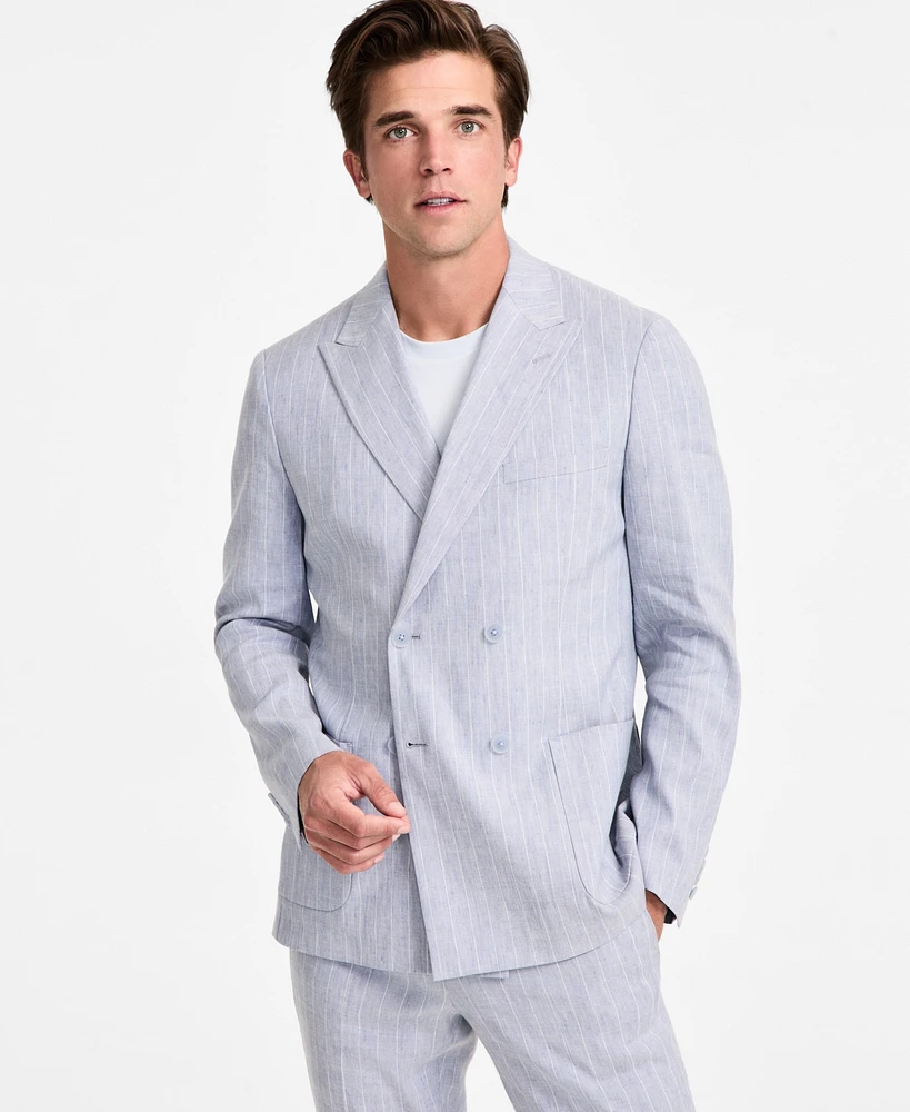 Calvin Klein Men's Slim Fit Double Breasted Suit Jacket