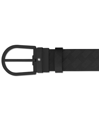 Montblanc Men's Extreme 3.0 Leather Horseshoe Buckle Belt