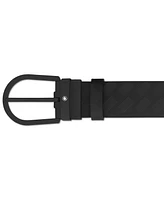 Montblanc Men's Extreme 3.0 Leather Horseshoe Buckle Belt