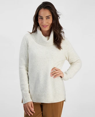 Style & Co Petite Cowlneck Tunic Sweater, Created for Macy's