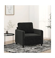 vidaXL Sofa Chair Black 23.6" Velvet