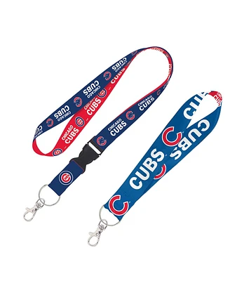 Wincraft Chicago Cubs 2-Pack Lanyard with Detachable Buckle Key Strap Set