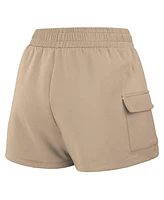 Wear by Erin Andrews Women's Tan Ohio State Buckeyes Neutral Shorts