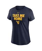 Nike Women's Navy West Virginia Mountaineers Local Ultimate Chant T-Shirt