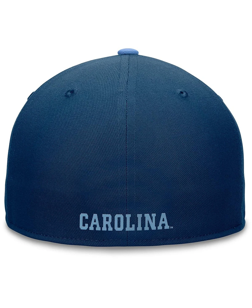 Top of the World Men's Navy/Light Blue North Carolina Tar Heels Rally Two-Tone Fitted Hat
